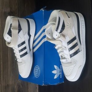 New‎ Adidas Fourm Mid Womens Sneakers Size 9 Three Stripes Streetwear Casual